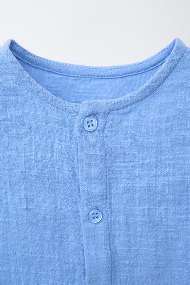 TEXTURED ROMPER - Bluish by Zara - Image 2