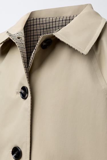 TRENCH LONG DÉPERLANT BENSIMON ® X ZARA - Beige de Zara - Image 4