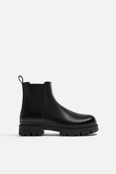 CHUNKY CHELSEA BOOTS - Black by Zara