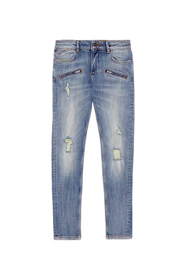 Z1975 RIPPED SKINNY JEANS