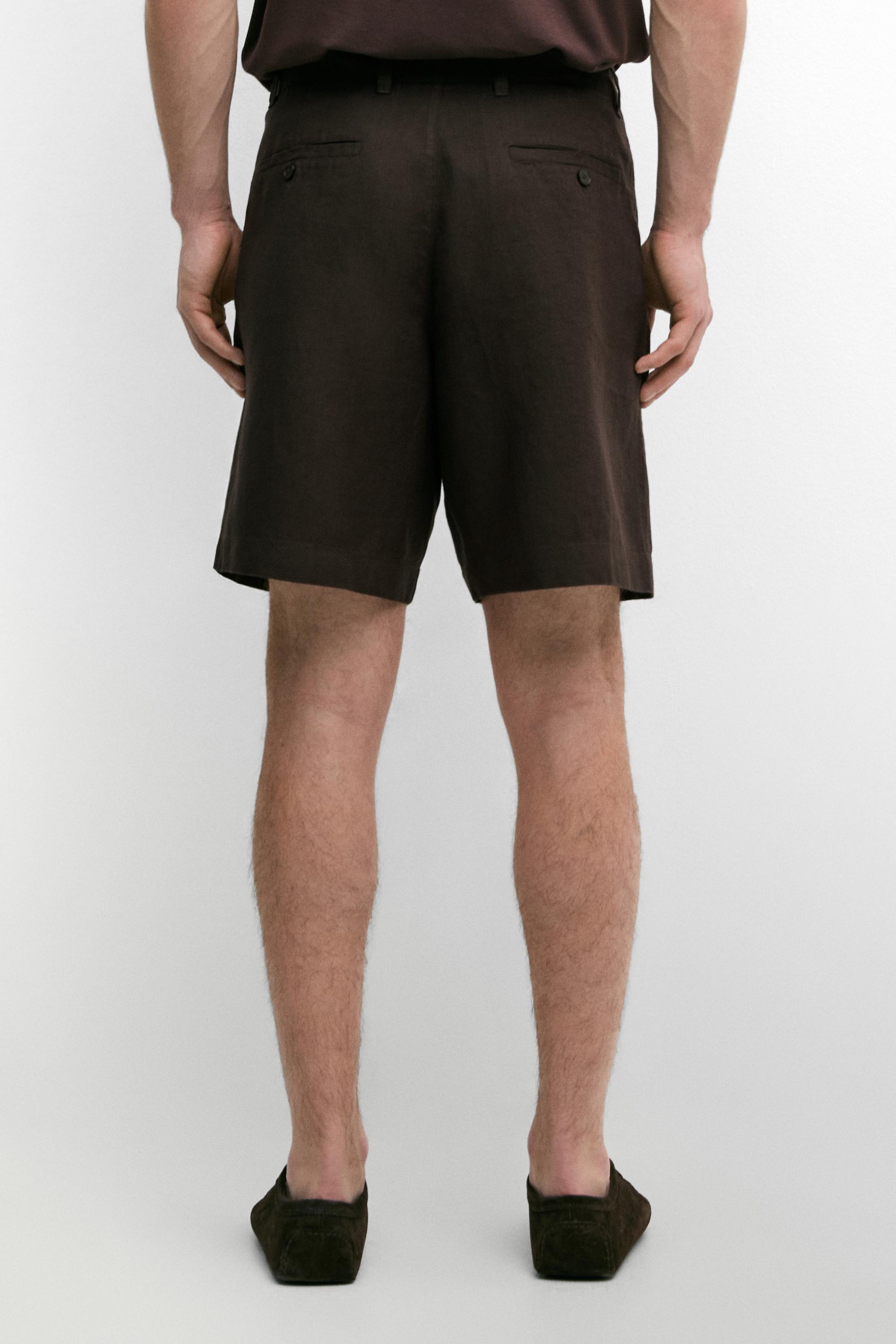 Bermuda 100 % lin look total