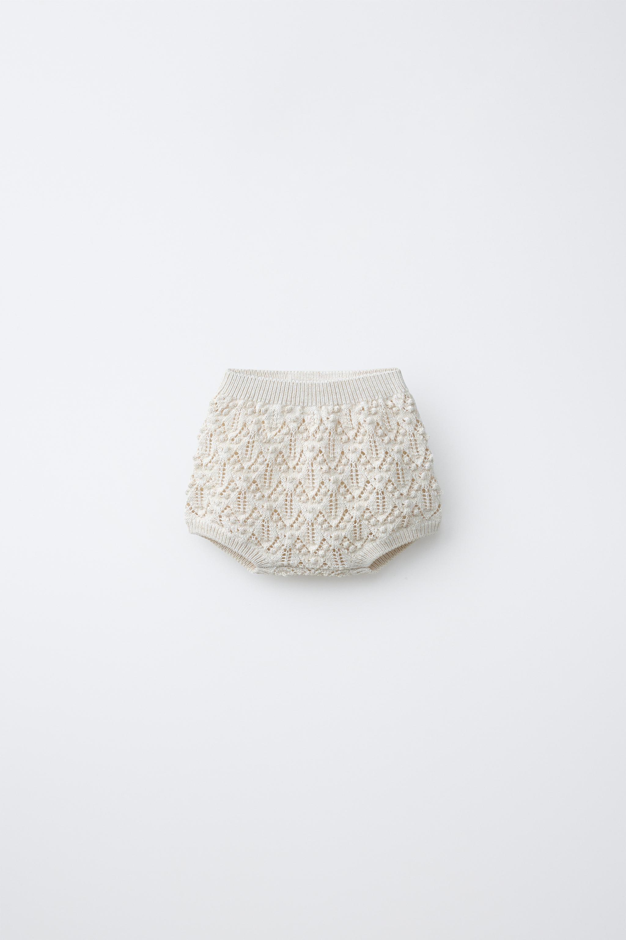 LINEN BLEND KNIT BLOOMERS
