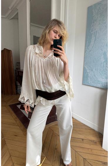 Zara LOOK - Beige / Green