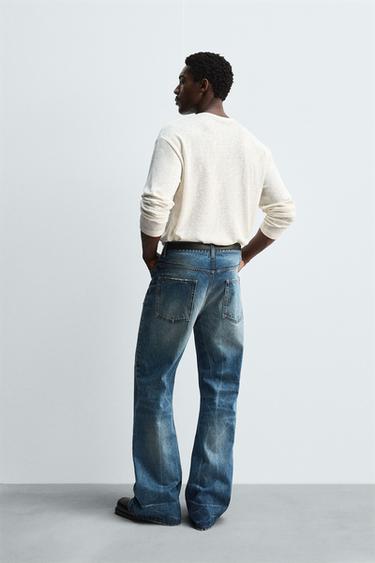 JEAN COUPE ÉVASÉE LARGE - Bleu moyen de Zara - Image 2