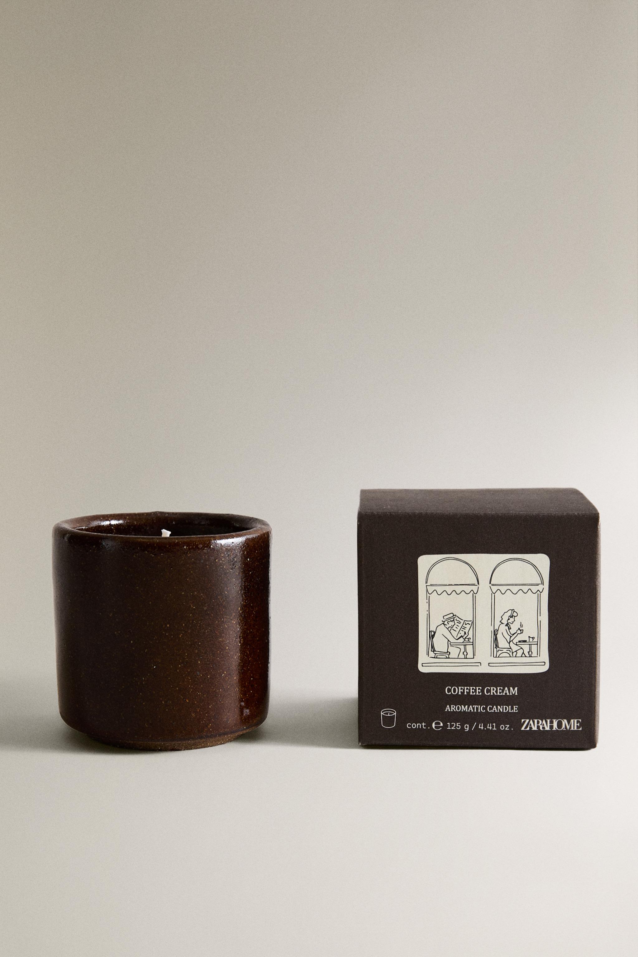 アロマティックキャンドル COFFEE CREAM (125 G) - サンド | ZARA