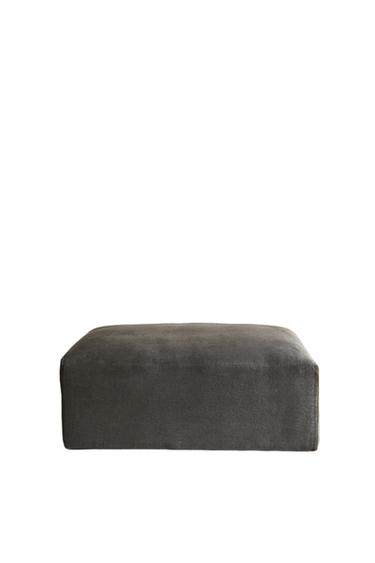Zara FADED LINEN BEAN BAG CHAIR - Dark gray