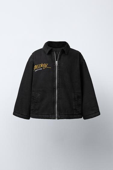 CAZADORA DENIM ACOLCHADA MICKEY MOUSE © DISNEY - Negro de Zara - Imagen 0