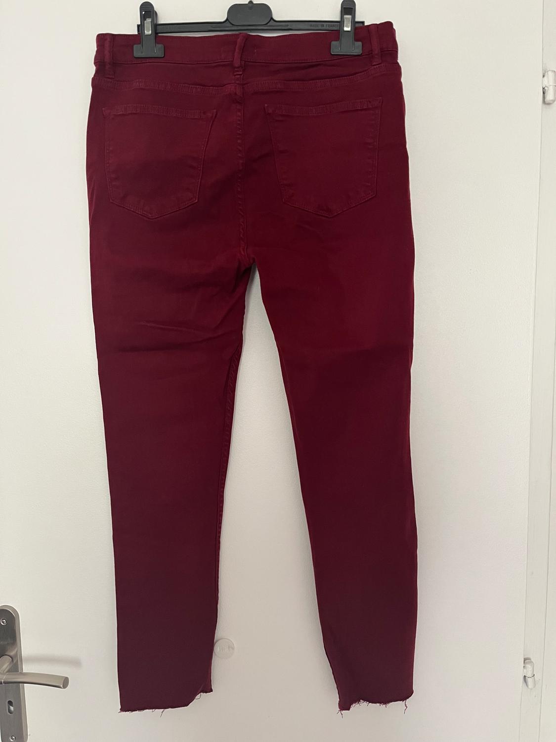 JEAN SKINNY BORDEAUX - Image 2