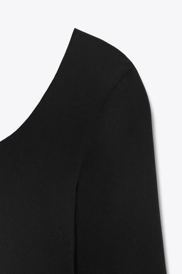 SOFT POLYAMIDE BODYSUIT - Black by Zara - Image 7