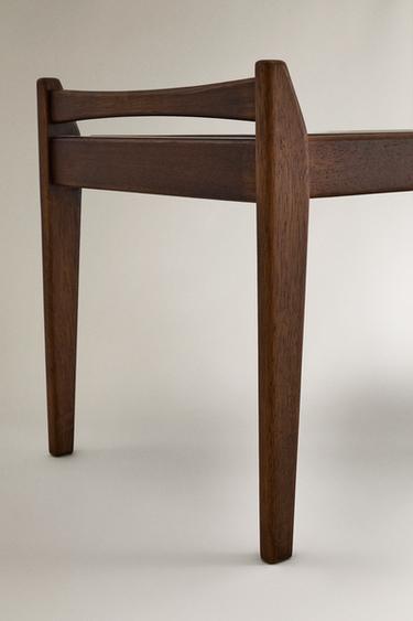 BANC LONG BOIS - Marron de Zara - Image 5