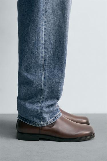 LIMITED EDITION LEATHER BOOTS - Brown by Zara - Image 1