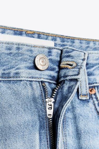 Z1975 HIGH-WAIST BOOT-CUT JEANS - Mid-blue by Zara - Image 3