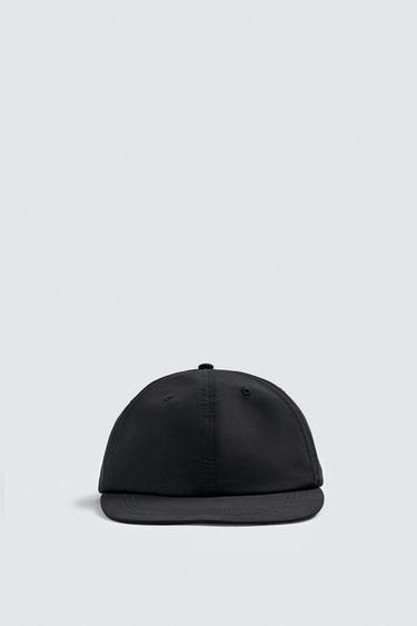CASQUETTE TECHNIQUE VISIÈRE PLATE - Noir de Zara - Image 1