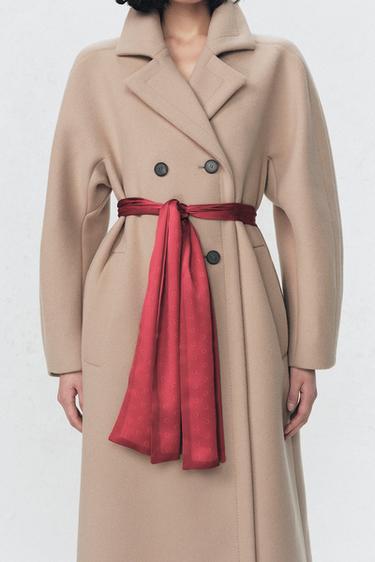 SILK SCARF SOSHIOTSUKI X ZARA - Red by Zara