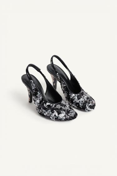 CHAUSSURES À BRIDES ARRIÈRE FANTASIE LIMITED EDITION - Multicolore de Zara
