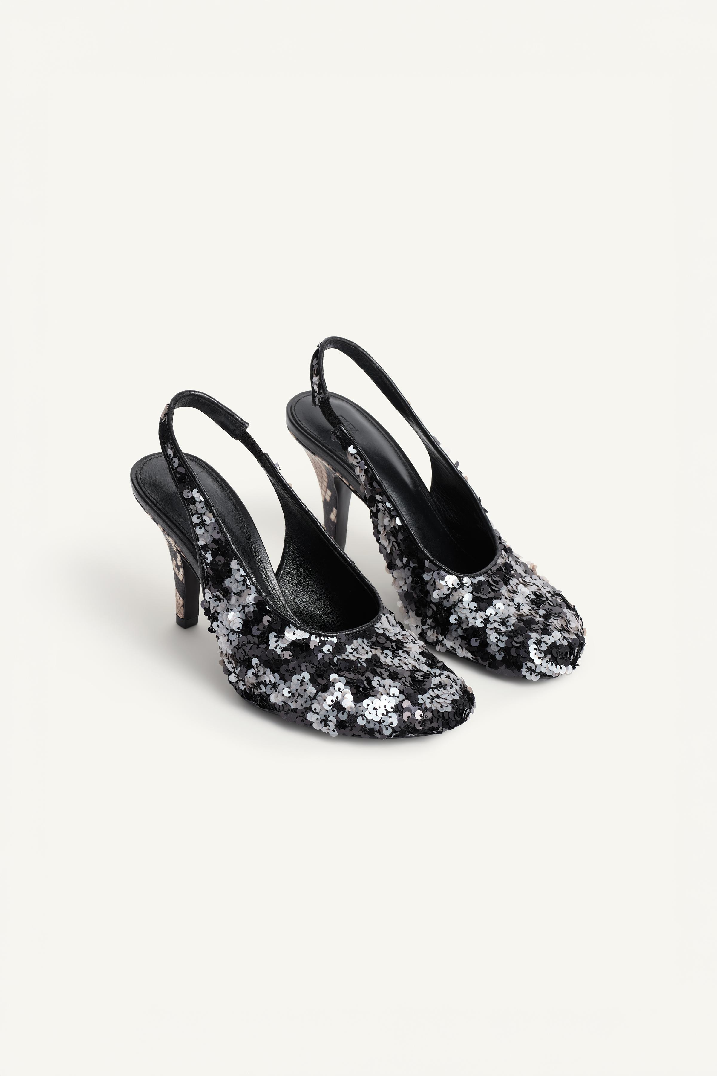 BEADED SLINGBACK HEELS LIMITED EDITION