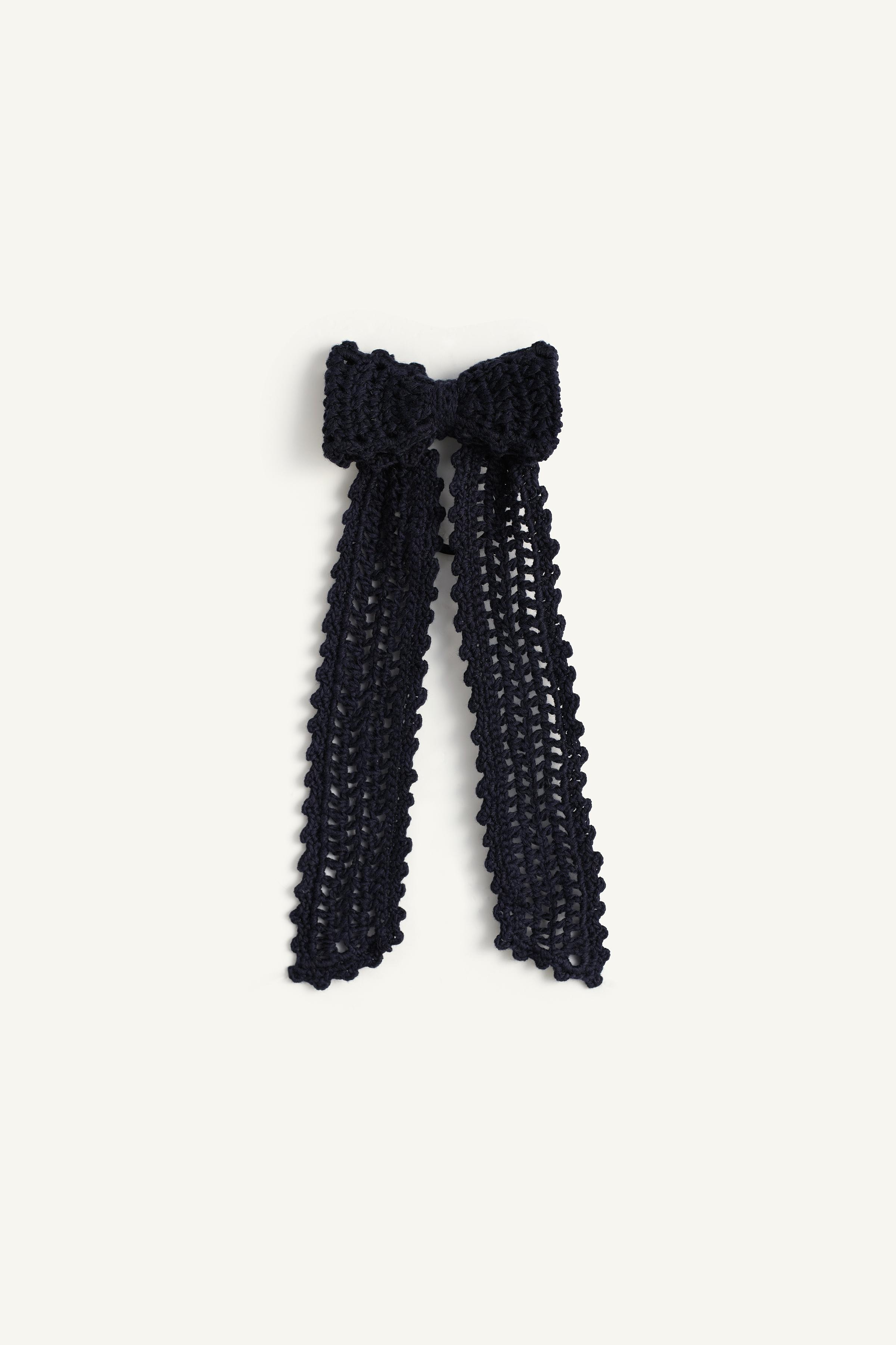 CHOUCHOU PASSANT NOEUD MAILLE CROCHET LIMITED EDITION