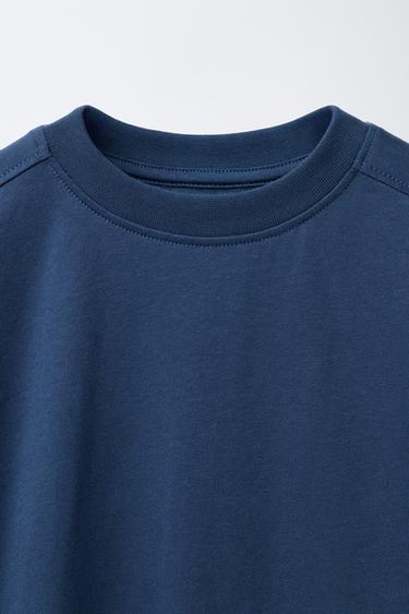 ENSEMBLE T-SHIRT ET BERMUDA MOLLETON BASIQUE - Bleu marine de Zara - Image 3