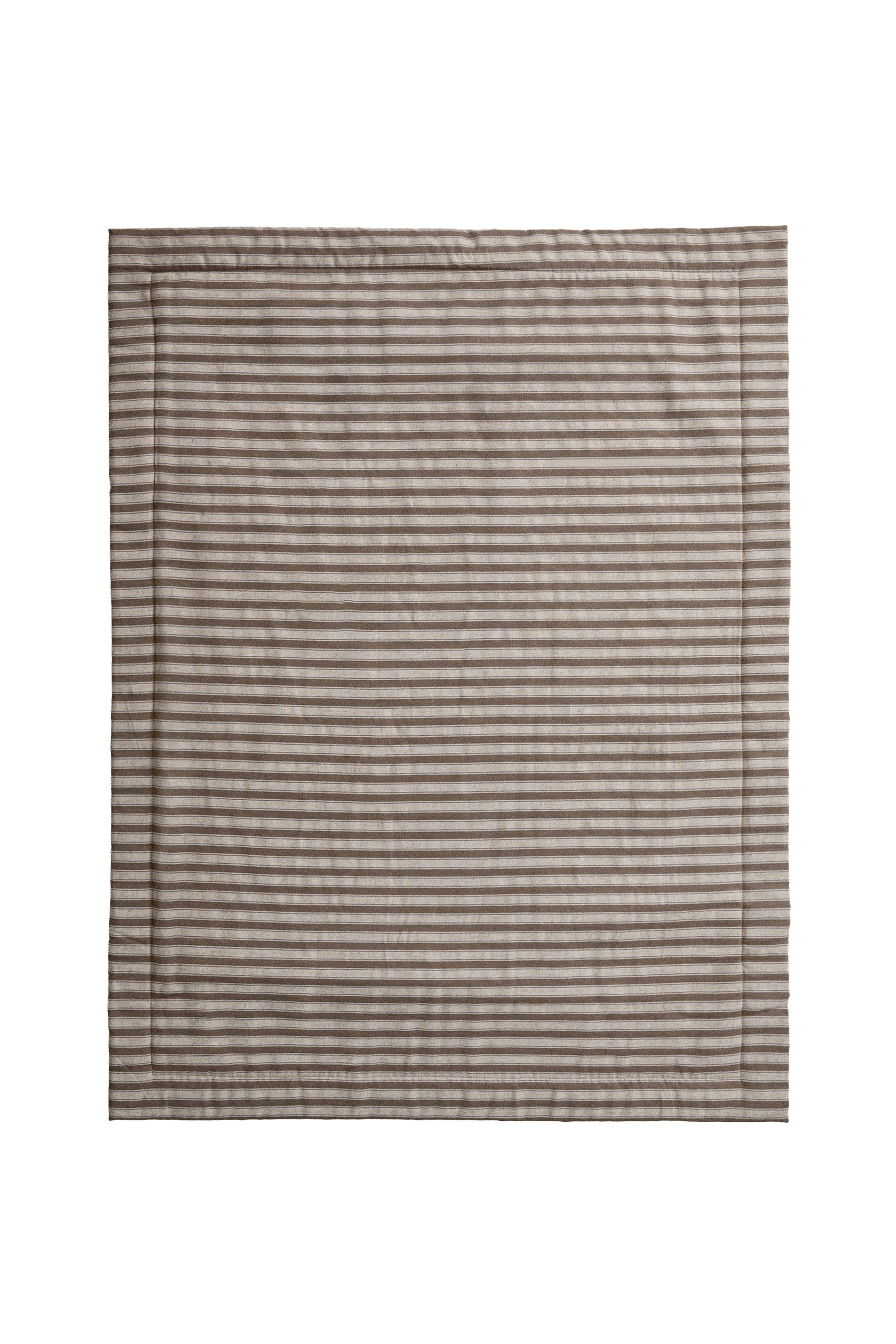 STRIPED FAUX SHEARLING PET BLANKET - Brown | ZARA Canada