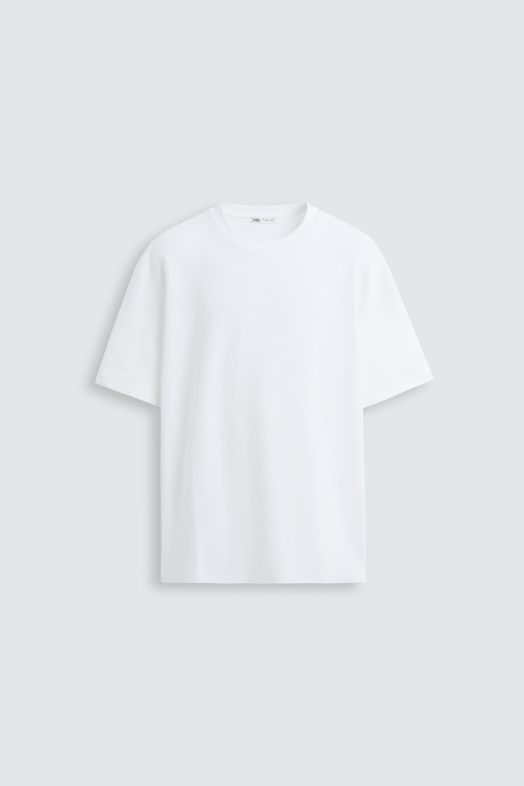 Zara BASIC REGULAR FIT T-SHIRT - thumbnail 6 of 7