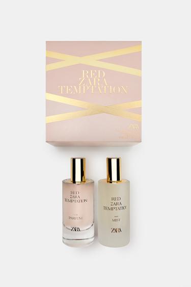RED ZARA TEMPTATION EDP + HAIR MIST LIMITED EDITION 2X50ML (1.7 FL. OZ) - TINTED LEATHER by Zara