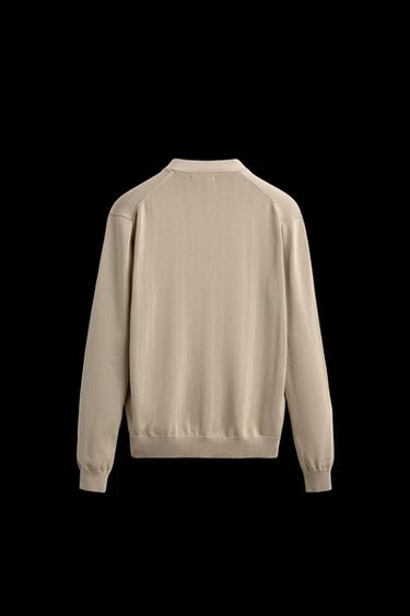 TEXTURED CARDIGAN - Beige by Zara