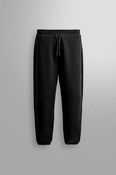 Zara TECHNICAL JOGGER PANTS - Black