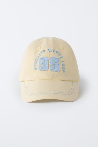 CASQUETTE VARSITY BRODÉE - Jaune de Zara - Image 3