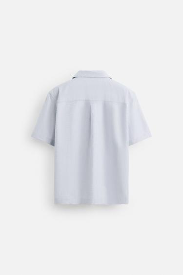 STRIPED OXFORD SHIRT - Stripes by Zara - Image 7