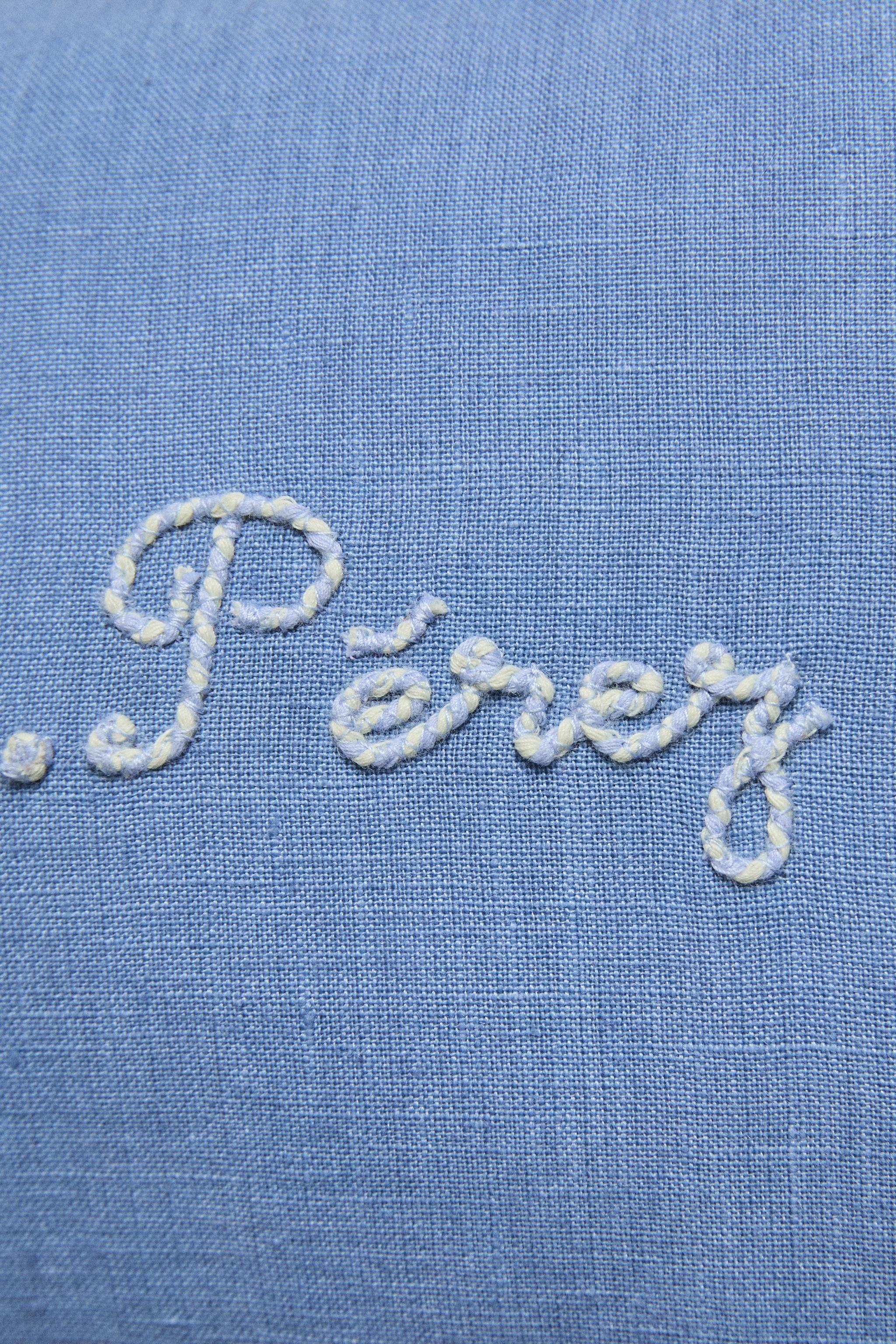 KIDS' TOOTH FAIRY CUSHION — Blue (alternate view)