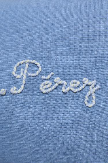 COUSSIN ENFANT SOURIS - Bleu de Zara - Image 1