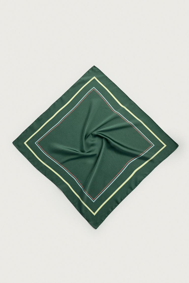 GEOMETRIC PRINT FLOWY BANDANA — various