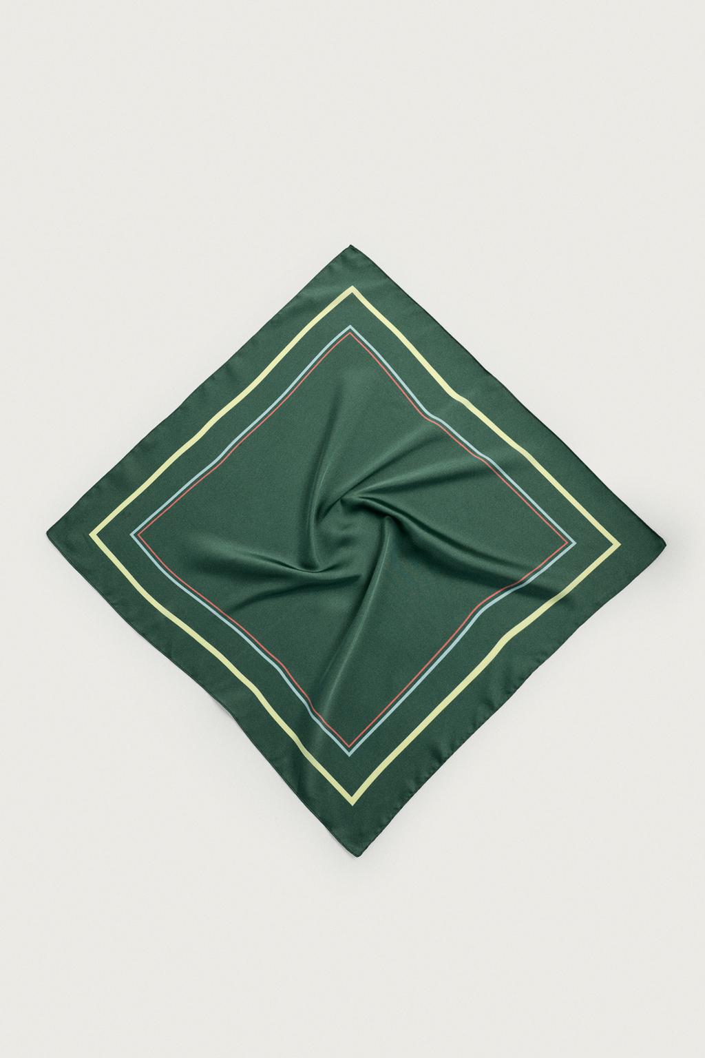 GEOMETRIC PRINT FLOWING BANDANA