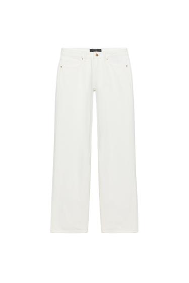 ДЖИНСЫ Z1975 REGULAR С НИЗКОЙ ПОСАДКОЙ — БЕЛЫЙ от Zara