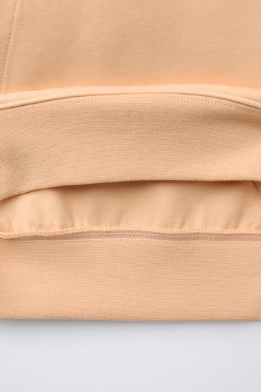 SWEAT SPORT INTERLOCK - Orange clair de Zara - Image 3