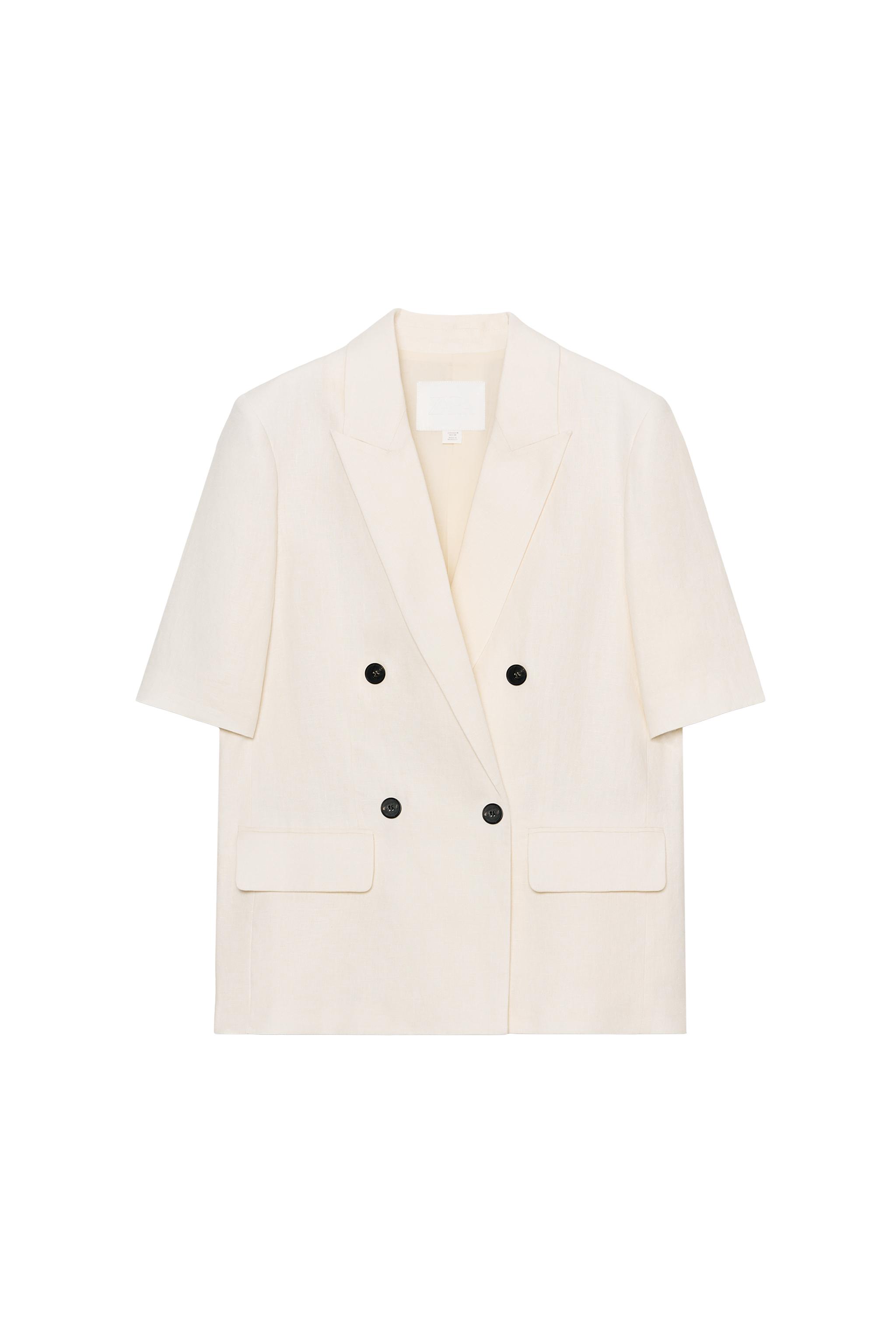 ZW COLLECTION KISA KOLLU KETEN BLAZER