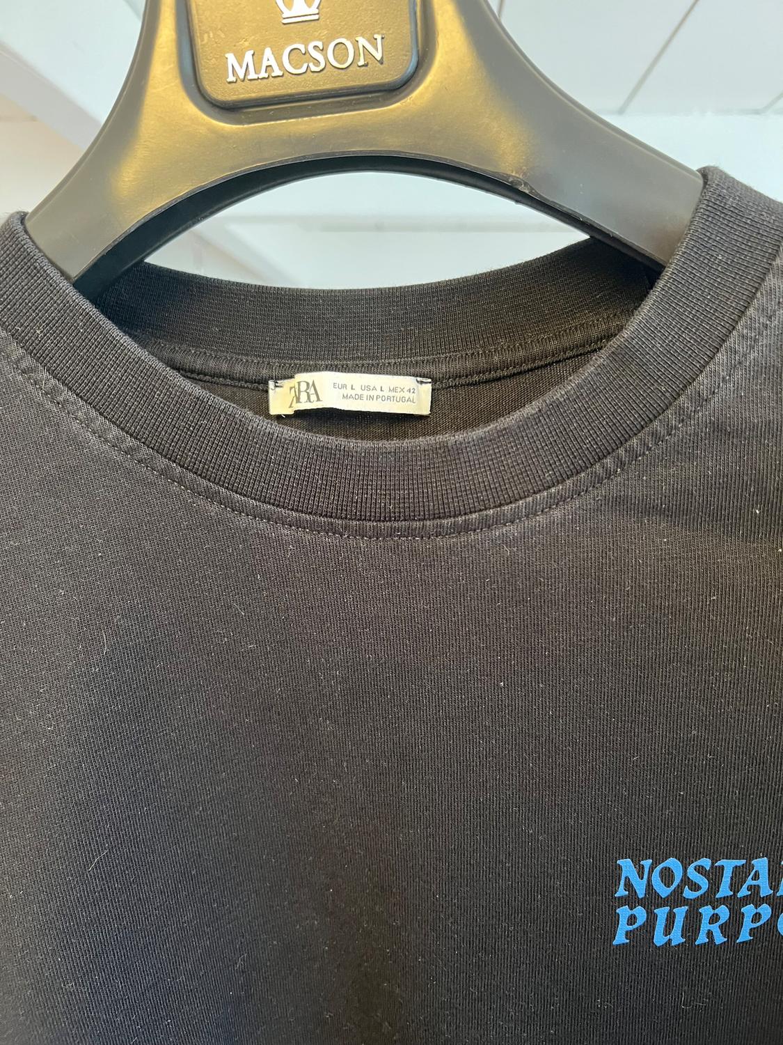 T-SHIRT WITH CONTRAST PRINT - Image 3