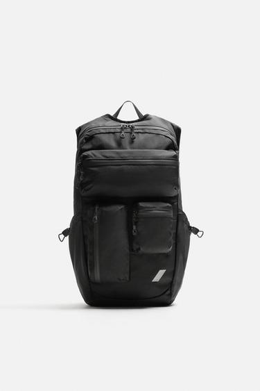 MULTI-POCKET SPORTS BACKPACK - Black by Zara