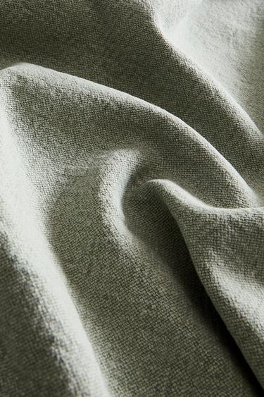 MULTIPURPOSE LINEN COTTON THROW - Blue by Zara
