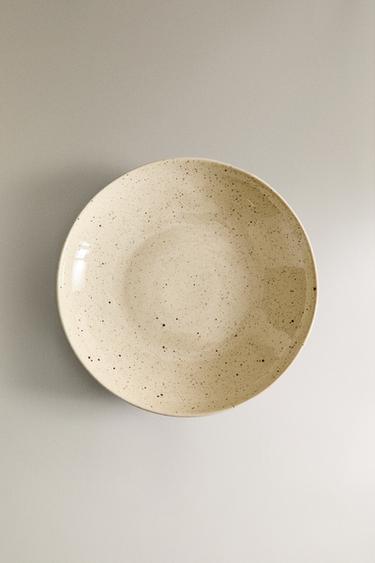 DOTTED STONEWARE SOUP PLATE - Beige by Zara - Image 4