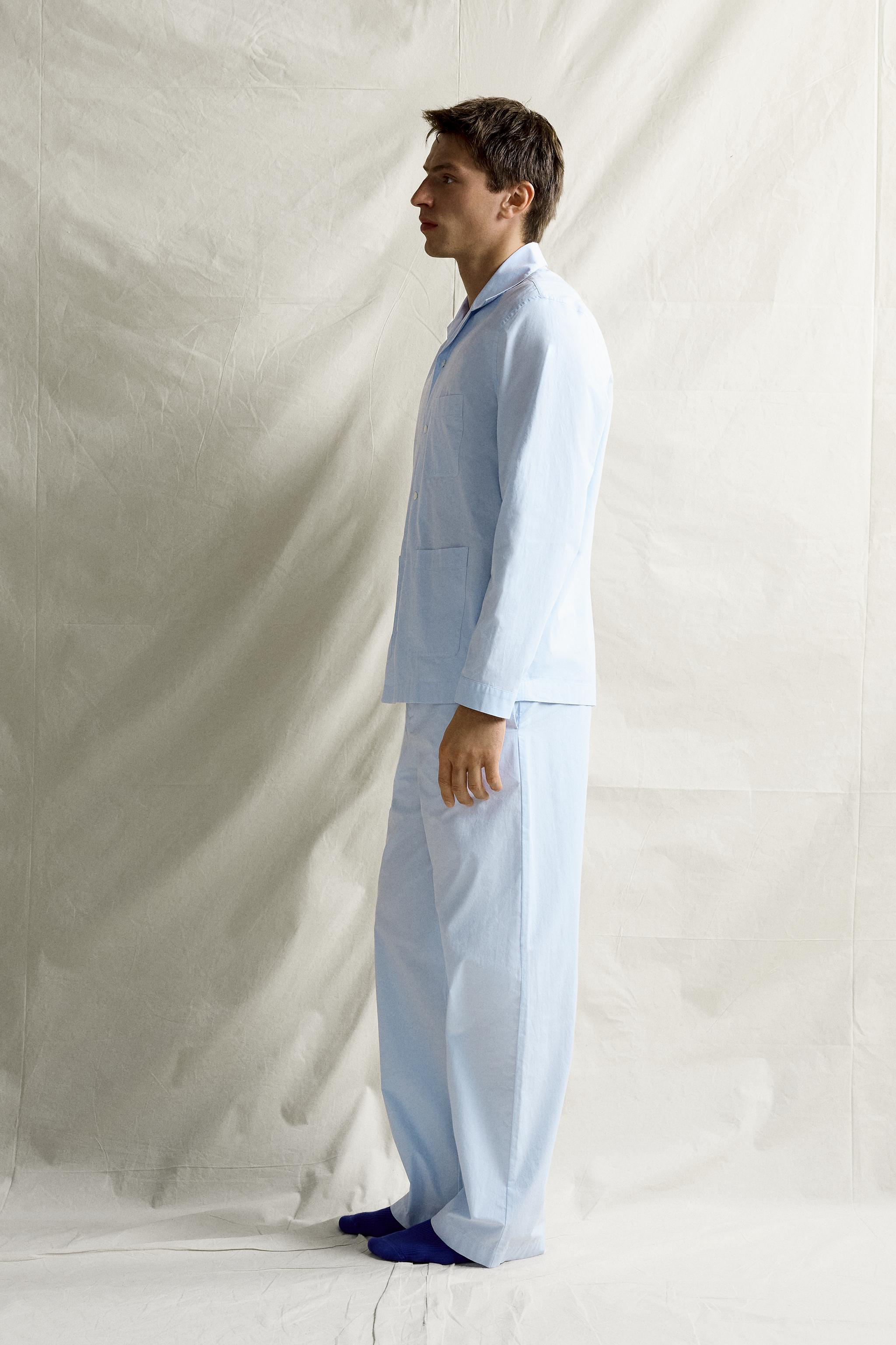 PANTALON PYJAMA POPELINE COTON