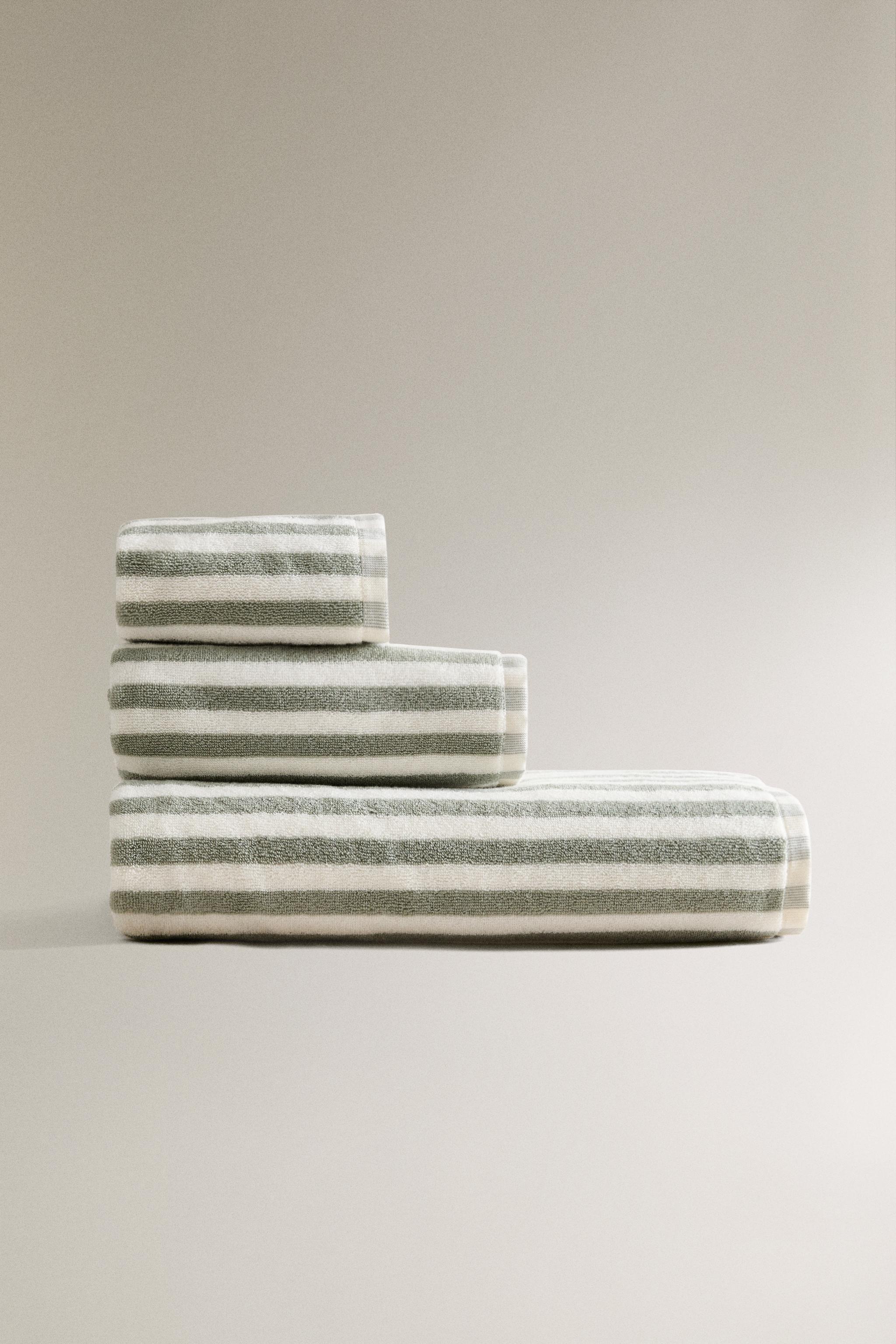 SERVIETTE DE BAIN RAYURES COLORÉES