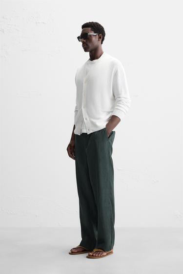 GILET 100 % CHANVRE - Blanc de Zara - Image 3