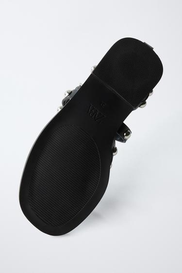 SANDALES À CLOUS - Noir de Zara - Image 5