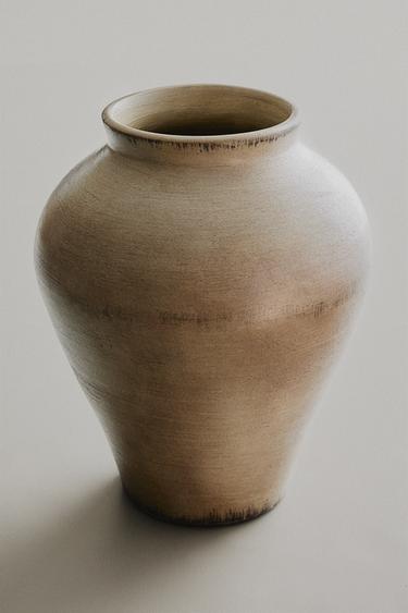 JARRÓN TERRACOTA CLARO - Marrón claro de Zara