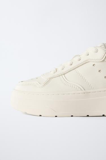 PLATFORM SNEAKERS - White by Zara - Image 3