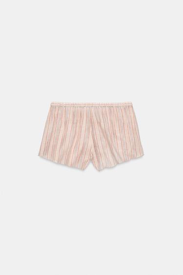 SHORT À RAYURES ET VOLANTS - rayures de Zara - Image 7