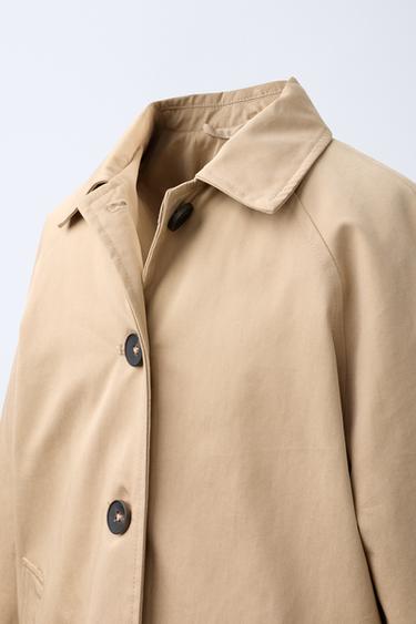 TRENCH À DOUBLURE MATELASSÉE - Beige de Zara