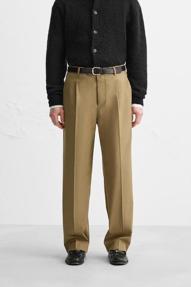 PANTALON À PINCES ÉDITION LIMITÉE - Sable de Zara - Image 1
