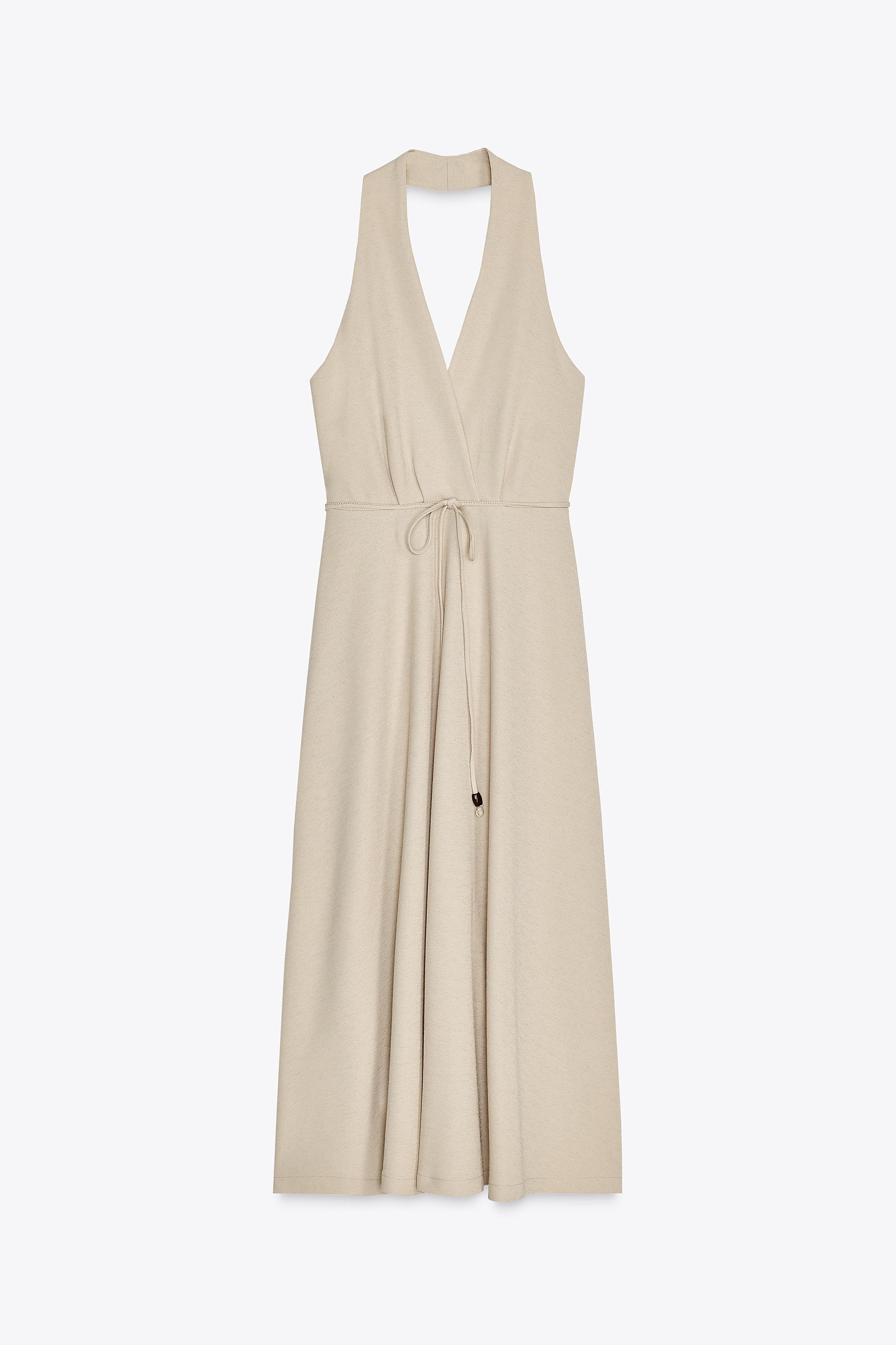 ZARA ベルト付きホルターネックワンピース 1198/010 01198010712-e1.jpg?ts=